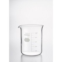 HARIO 표준 스케일 1L 010020-100051A 12 조각을 가진 Sibata Scientific Beaker, 1개, 1ml
