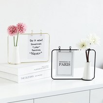 인테리어 화병 플로르 도자기 꽃병 메모꽂이, 블랙