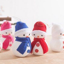 내츄럴 눈사람 15cm 트리 크리스마스 인형 TRDOLC, 블루