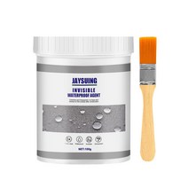 Jaysuing 방수 실란트 화장실 주방 외벽 누수방지 막힘 방지 벽돌 깨짐 방지 실란트 페인트, 100g+브러쉬