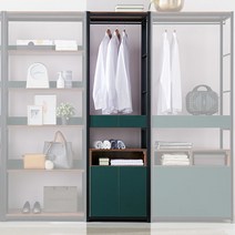 [우아미아이] [우아미가구] 라레리 드레스룸 진열장 600, 색상:화이트