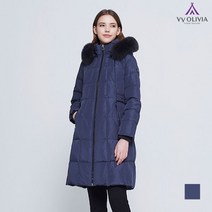 비비올리비아 슬림핏 롱 구스다운 VVCKDVWA412