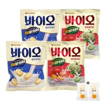 오리온 바이오캔디(99g) 생우유 2봉+생과즙 2봉(+밀크츄 2개포함), 1세트