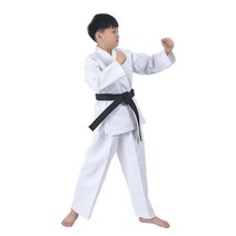 유도복 주짓수 태권도 흰색 도복 남녀 가라테 훈련복