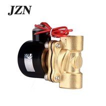 정유량밸브 교환기 유량 유공관 025-08 구리 2 점 (1/4 ') 220V DC24V 압력 전기 다이어프램 솔레노이드 밸브 AC220V 정상 폐쇄, 025-08_AC220V
