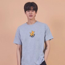 키밍 신문 배달 강아지 배달 귀여운캐릭터반팔티