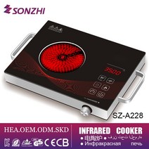 전기레인지 1구 하이라이트 전기 렌지 스마트 세라믹 스토브 인덕션 쿠커 쿡탑 110V220V, 없음, 220V English+AU