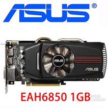 그래픽카드 ASUS EAH6850 1GB 비디오 카드 6800 비트 GDDR5 그래픽 AMD 6850 시리즈 1G Radeon HD HDMI DVI H6850 중고