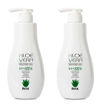 (본사)500g1+1인타 100% 알로에 베라리커버리 겔 25년까지, 2개, 500ml