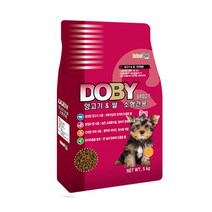 강아지 도비 양고기 3kg 1P 소형견 애견 건식 사료 번호 40569EA, 본상품선택