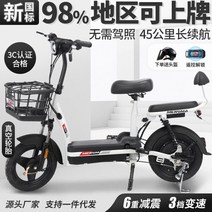 48V 12A 45km 여성용 전기 자전거 전동 2인용 2인 출퇴근 고성능 미니 전동스쿠터 어르신 강아지 가성비, 화이트 48V12A 45km, 단일사이즈