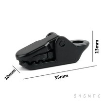 2 100PCS 일 음영 그물 고정 클램프 양산 후크 샤워 커튼 가정 용품 텐트 클립 휴대용 Windproof, [01] Clamp, [01] 2 Pieces