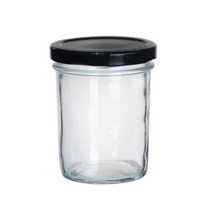 원형 1박스 48개 유리병 물용량170ml, 블랙