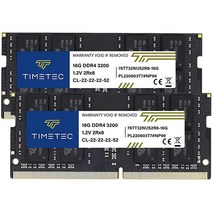 Timetec 3B 키트2x1B DDR4 3200MHz DDR4-3200 PC4-25600 비 ECC 언버퍼드 1.2V CL22 2Rx8 듀얼 랭크 260핀 SODIMM AMD 및, 64GB KIT(2x32GB)