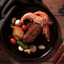 ★-수비드 부채살 스테이크(새우 포함) (600g) / 밀키트 쿠킹박스 홈파티캠핑요리 집들이 음식, 2개