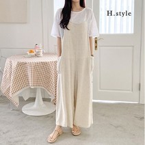 H스타일 (PS)린넨점프수트