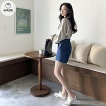 토마토팩토리 여성용 럽츄 롤업 반바지 멜빵 점프수트(4color)