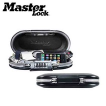 MASTERLOCK 미니금고 열쇠 마스터락5900D(검정) 번호열쇠 잠금장치 자물쇠, 1개