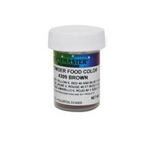 셰프마스터 지용성 가루 식용색소 브라운, 3g, 2개