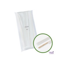 [개별/소분]나무 커피스틱 50개 자작나무 우드 스틱, 1개
