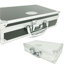 비밀번호형 MINI 007 가방 알루미늄 암호 돈가방 다용도케이스, 블랙