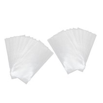 FWT 100pcs 수용성 가방 PVA 낚시 메쉬 유니버설 리필 바트 가방 잉어 거친 낚시 액세서리 태클, 화이트, 설명