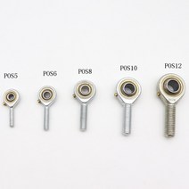 POS POS8 POS6 로드 엔드 조인트 베어링 수 오른손 나사 메트릭 구형 플레인 5mm 6mm 8mm 10mm 12mm 14mm 1 개, Left thread, SA30 30mm