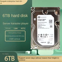 NAS 시놀로지나스 구축 서버Seagate 6T 엔터프라이즈 하드 디스크 서버 NAS 어레이 모니터링 레코더 7200, 한개옵션0