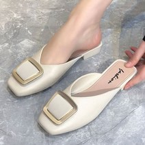 뮬슬리퍼 블로퍼 심플 캐주얼 버클 꾸안꾸 깔끔함