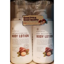 바디앤펀 모이스쳐 바디로션 750ML 2개, 단품