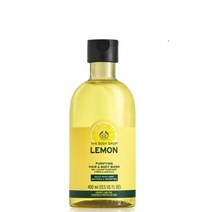 [더바디샵]레몬 퓨리파잉 헤어 앤 바디 워시 400ML_(대용량), 1개, 400ml(대용량)
