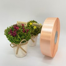 포장 리본 끈 제이제이리본 고밀도주자 40mm 50mm 76컬러 (길이 45M) 공단리본, 조갯살