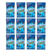 OREO Mini Chocolate Sandwich Cookies Original Flavor 오레오 미니 초콜릿 샌드위치 쿠키 오리지널 3oz(85g) 12팩, 1개
