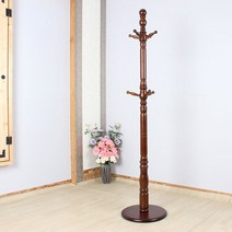 튼튼한 물푸레나무 원목 스탠드옷걸이 행거 - 해피, 단품, 단품