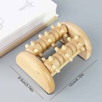 근저족막염 깔창 목재 발 마사지 롤러 지압 발 통증 완화 마사지기 발바닥 근막염 발 뒤꿈치 아치 통증