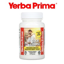 예르바프리마 Yerba Prima Odor Cleanse 오더 클린즈 아가리쿠스 버섯 추출물 50캡슐