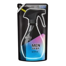 페브리즈 MEN 데오드란트 파워 섬유탈취제 쿨아쿠아향 리필, 320ml, 2개, 쿨 아쿠아 향