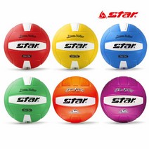 스타 폼 발리볼 CB834 6컬러 소프트 발리볼 피구공, 블루