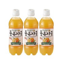 우리농 하늘향기 통유자 농축액 500ml*3개 유자과즙(무농약유자 100% 국내산)70%, 500ml, 3개