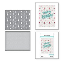 Spellbinders Stitch Fanfare 에칭 다이 금속 323418