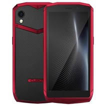 cubot pocket 안드로이드 미니 스마트폰 nfc 지원 4gb ram 64gb, 빨간색