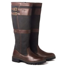 Dubarry 두바리 롱포드 부츠 블랙/브라운 가죽 컨트리 부츠 영국