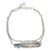 XIYANIKE 빈티지 커 보이는 잎 상엽 s 여성 다리 팔찌 패션 보석 발찌 액세서리 비치 발목 장식