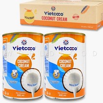 월드푸드 베트남 비엣코코 코코넛크림 코셔인증, 24개입, 400ml