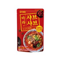 [트윈스몰] 샘표 마라 샤브샤브 육수 200g, 2개