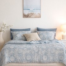 반다나 인견 여름 침구세트 클리어 포그 SS/Q/K