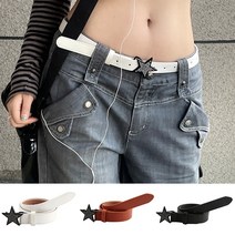 고급벨트 여성용 스타 라인석 벨트 패션 Y2k 허리 스트랩 여성 소녀 청바지 드레스 바지 장식 허리띠 액세서리