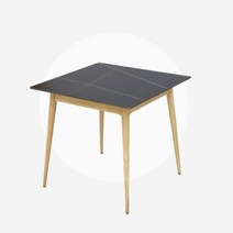 세라믹 상판 2인용 감성 식당 가정용 원목 식탁 (6종) 일자 가구 럭셔리 명품 요즘 긴, 마블화이트브라운