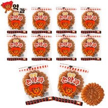 예이니식품 무직타이거 찹쌀 손약과 10개(50gx10개) 추억의옛날과자스낵, 50g, 10개