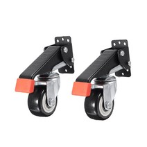 적외선허리마사지기 벨트 복대 다리 무릎 목 어깨 다이어트 탈장 뱃살 보호대 근적외선 LED 헤비 듀티 작업대 캐스터 키트 개폐식 휠 기계 및 테이블용, [02] 2 Piece